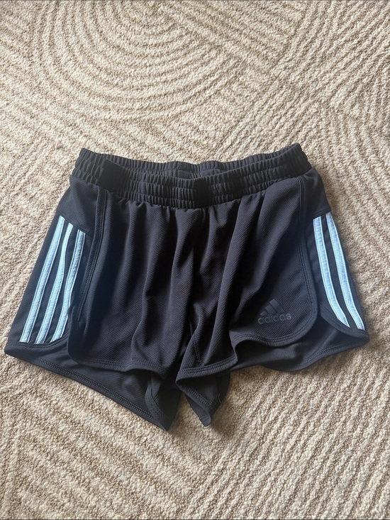 adidas Pants - ADIDAS Climalite Running Shorts Sz Small Black & Light Blue